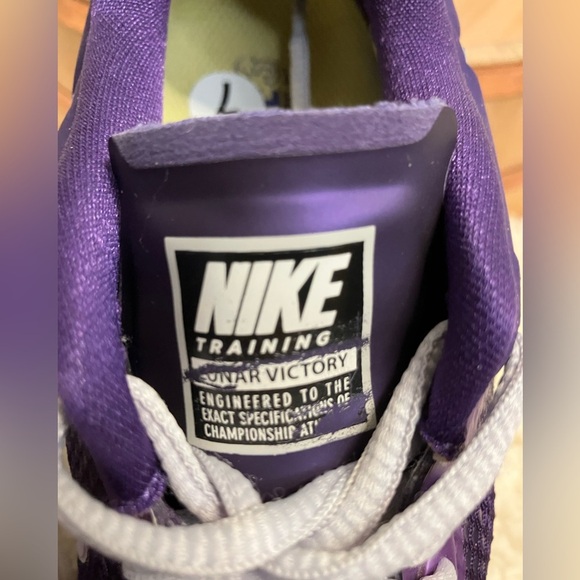 NIKE Training Lunar Victory Purple Fitsole 3 Size 7 - Picture 6 of 10